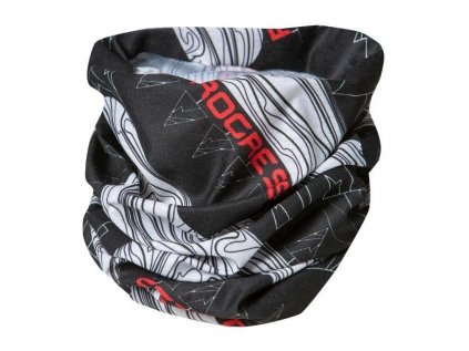 Multifunkční šátek PROGRESS Tube (tubus) hory doly-černá