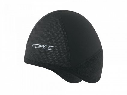 Čepice FORCE pod přilbu zimní černá