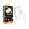 Napaječ cestovní - ALIGATOR Power Delivery 20W, USB-C výstupem a kabelem pro iPhone/iPad