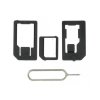 Adaptér pro nano a micro SIM karty + jehla