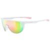 Brýle na kolo UVEX Sportstyle 515 white matt-mirror pink
