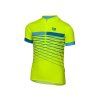 Dres na kolo ETAPE Lucky dětský žlutá fluo-modrá