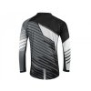 Dres na kolo FORCE Downhill dlouhý rukáv pánský černá-bílá-šedá