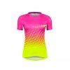 Dres na kolo FORCE MTB Angle dámský růžová-fluo