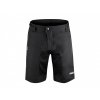 Volné kraťasy na kolo FORCE MTB-11 s vložkou pánské černá