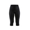3/4 kalhoty na kolo CRAFT Rise Knickers pas s vložkou dámské černá
