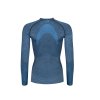 Triko s dlouhým rukávem FORCE Soft Lady dámské modrá