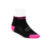 Ponožky CRUSSIS černá-růžová