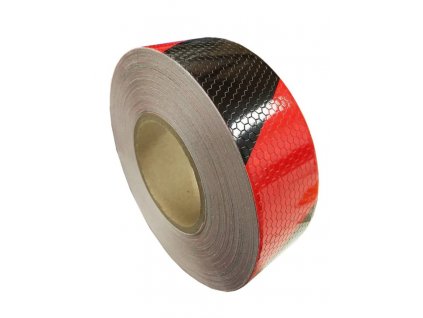 reflexni paska pruhy černo cervena 2