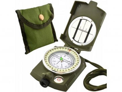 Vojensky prizmaticky kompas s pouzdrem 1