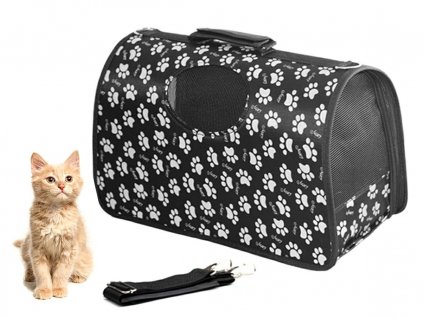 prepravni taska psy kocky cerna tlapky 1