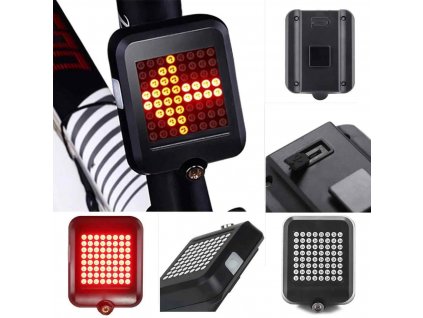 inteligentni zadni svitilna blinkr bicykl kolo kolobezka 11