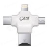 ctecka pametovych karet micro sd tf 4v1 usb a micro usb usb c lightning bila 2
