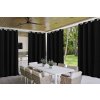 Venkovní závěs - Vodotěsný 132x244cm, černá