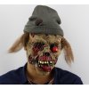 Latexová maska „Zombie s čepicí“
