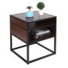 Noční stolek hnědý, 45 x 45 x 55 cm