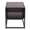 Noční stolek hnědý, 45 x 45 x 55 cm
