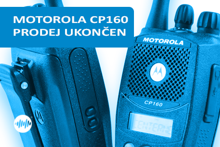 MDH65RDF9AA3AN - MOTOROLA CP160 UHF 438-470MHz - UKONČEN PRODEJ 