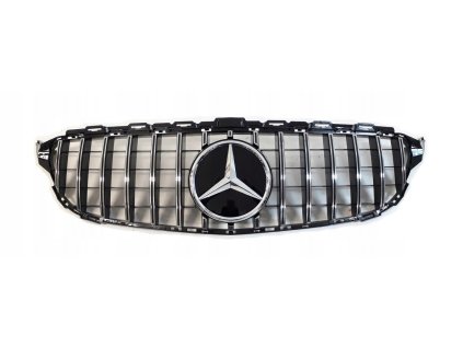 MERCEDES C KLASA W205 GT 19 GRILL ATRAPA CHROM