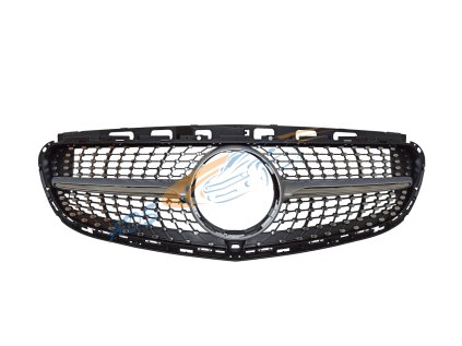 W212 Facelift Grille Silver Diamond With Camera