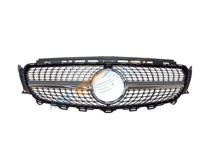 W213 Silver Diamond Grille With Camera