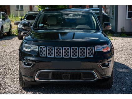 JEEP GRAND CHEROKEE IV WK2 2017-2021 PO DRUHÉM FACELIFTU PŘEDNÍ HORNÍ NÁRAZNÍK S PDC A PODLOŽKAMI 68334921AA