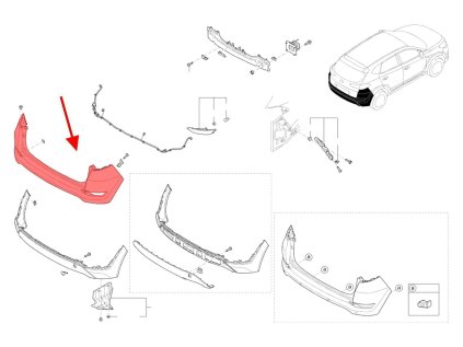 120320 zadni horni naraznik hyundai tucson iii 2015 2018 pred faceliftem 86611d7000