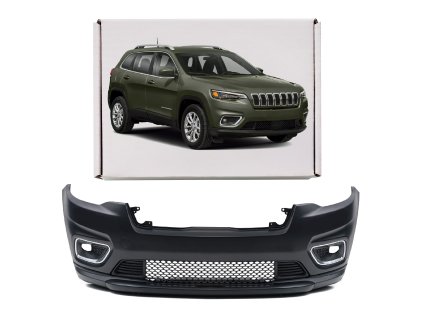 120377 predni naraznik bez pdc jeep cherokee v kl 2018 2023 po faceliftu 68406528aa