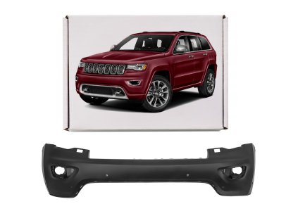 Přední horní nárazník s PDC a podložkami JEEP GRAND CHEROKEE IV WK2 2017-2021 PO DRUHÉM FACELIFTU 68334921AA