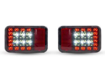 JEEP JK 2007-2018 LED SVĚTLA V ZADNÍM NÁRAZNÍKU 40W 2300 LUMENŮ WRANGLER