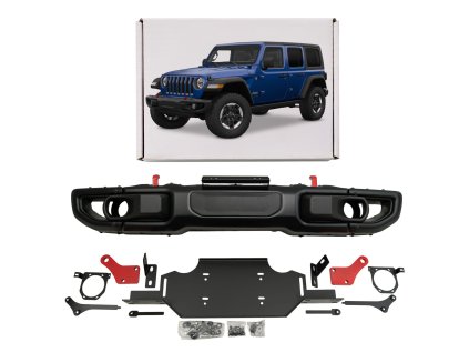 Přední nárazník verze bez PDC JEEP WRANGLER JL 2018+ RUBICON