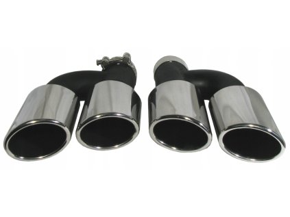 2876 inox 75449 koncovka vyfuku 250x185x58mm audi 2ks