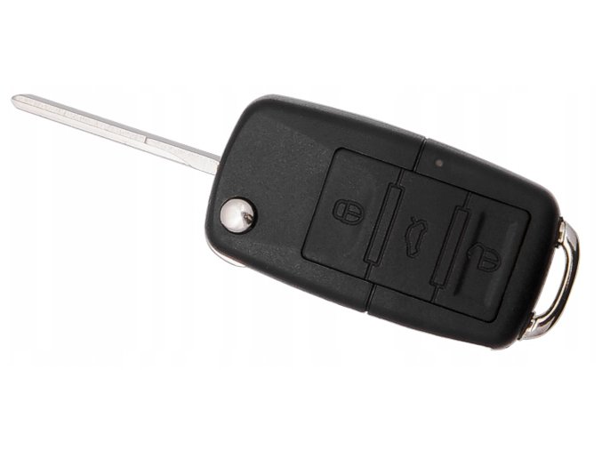 Náhradní obal klíče 3-tlačítkový, AUDI Volkswagen VW ŠKODA SEAT