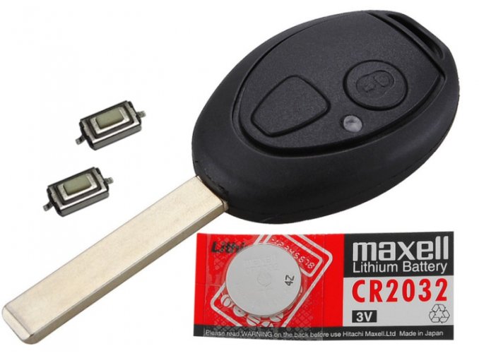 Náhradní obal klíče 2-tlačítkový, ROVER 75 / MG ZR ZT + dárek
