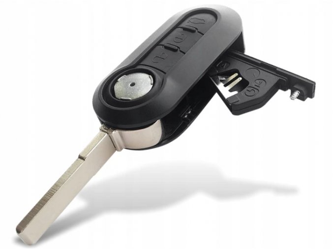 Náhradní obal klíče 3-tlačítkový, FIAT, CITROEN, PEUGEOT (SIP22)