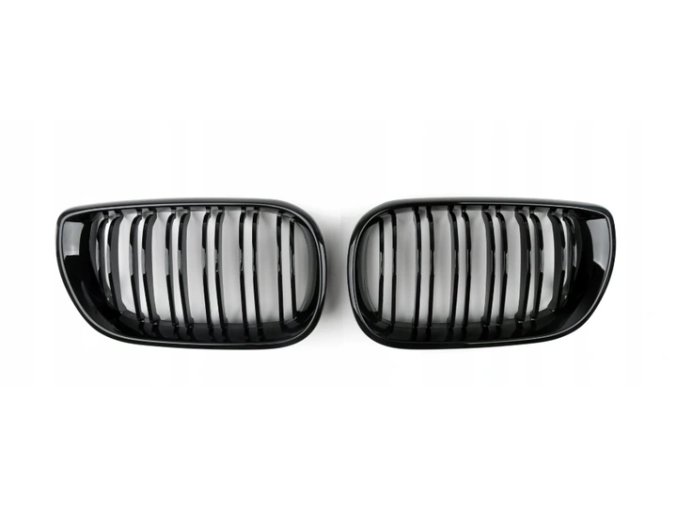 3680 predni maska ledvinky mrizky bmw 3 e46 4d 02 05 sada l p