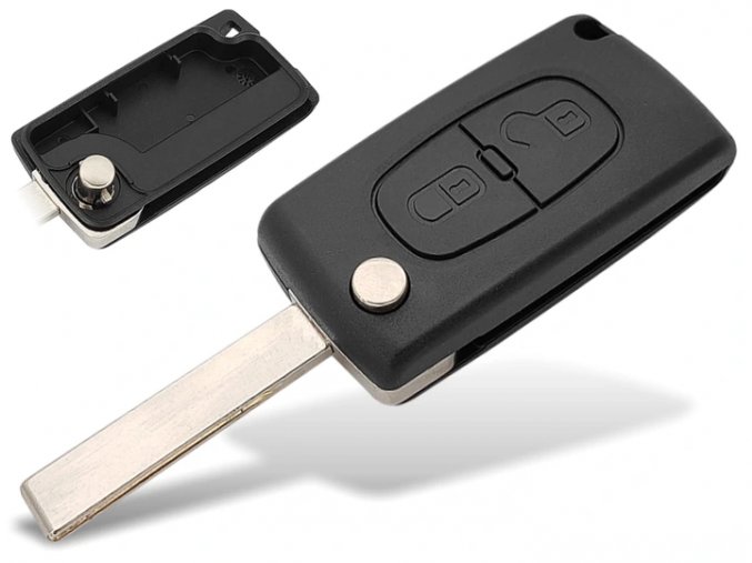 Náhradní obal klíče 2-tlačítkový, CITROEN (HU83)