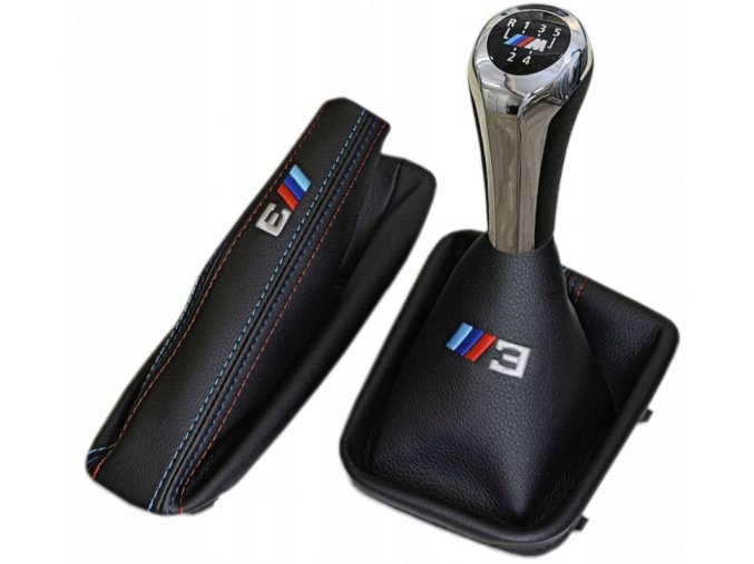 Řadící páka s manžetou BMW E46 + manžeta ruční brzdy /// M-PAKET (varianta 9)