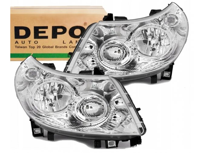 Přední světla Peugeot BOXER (06-10) L+P DEPO