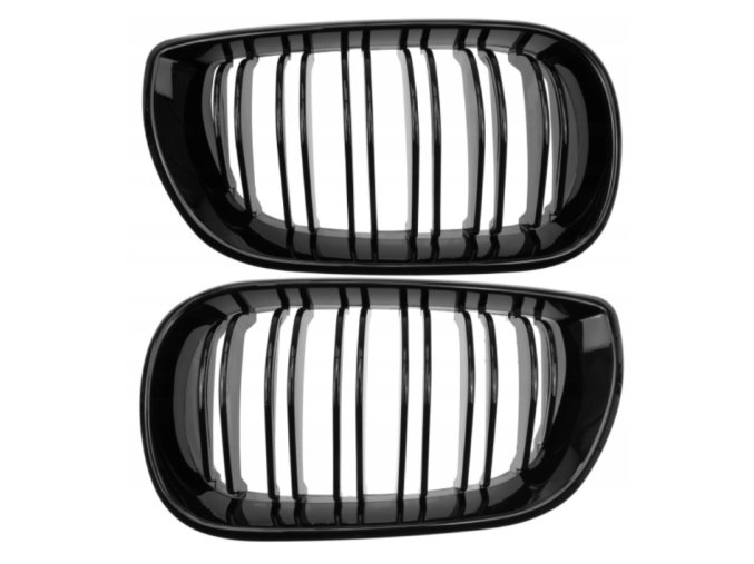 6090 predni maska ledvinky mrizky bmw 3 e46 01 double line