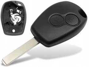 Náhradní obal klíče 2-tlačítkový, Renault Clio Kangoo Master Trafic (VA2)