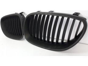 Přední maska, ledvinky, mřížky černá matná BMW 5 E60 (03-10)