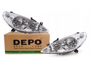 4694 predni svetla peugeot 307 01 05 l p depo