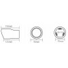 1007 2 inox mt007c koncovka vyfuku 150x90x90mm carbon