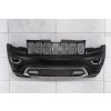 Přední nárazník bez PDC bez ostřikovačů s mřížkou 6eb83tzzaa JEEP GRAND CHEROKEE IV WK2 2017-2021 PO DRUHÉM FACELIFTU CHROMOVANÝ CHROMOVANOU