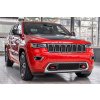 Přední nárazník bez PDC bez ostřikovačů s mřížkou 6eb83tzzaa JEEP GRAND CHEROKEE IV WK2 2017-2021 PO DRUHÉM FACELIFTU CHROMOVANÝ CHROMOVANOU