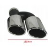 2876 1 inox 75449 koncovka vyfuku 250x185x58mm audi 2ks