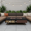 Zahradní krb HETTA SQUARE 140 cm