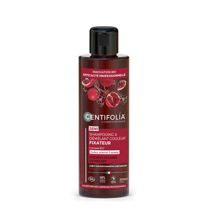shampooing demelant couleur fixateur 2en1