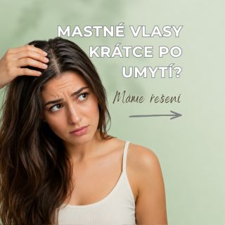 Mastné vlasy už druhý den po umytí? 👉 Mohou za tím být dvě úplně odlišné situace. 1. Buď jsou vlasy těžké už hned po...